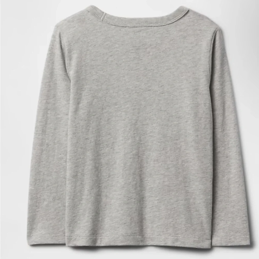 GAP Gray Space Is Cool Long Sleeve Tee